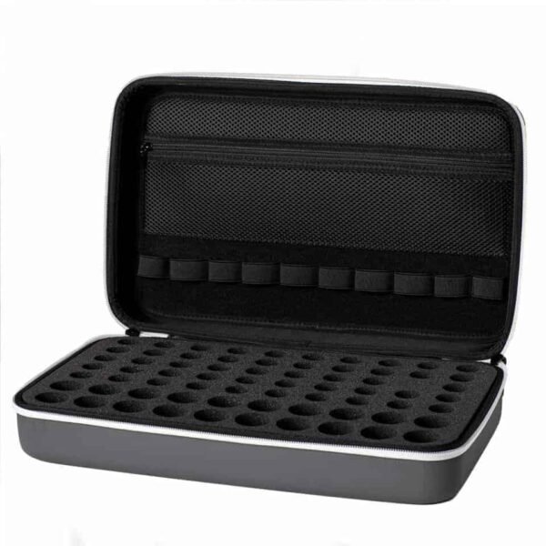 70 Count Xl Hard Top Carrying Cases Dark Grey Open 960x960