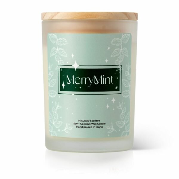 Merrymint Naturally Scented Candle 8oz 01