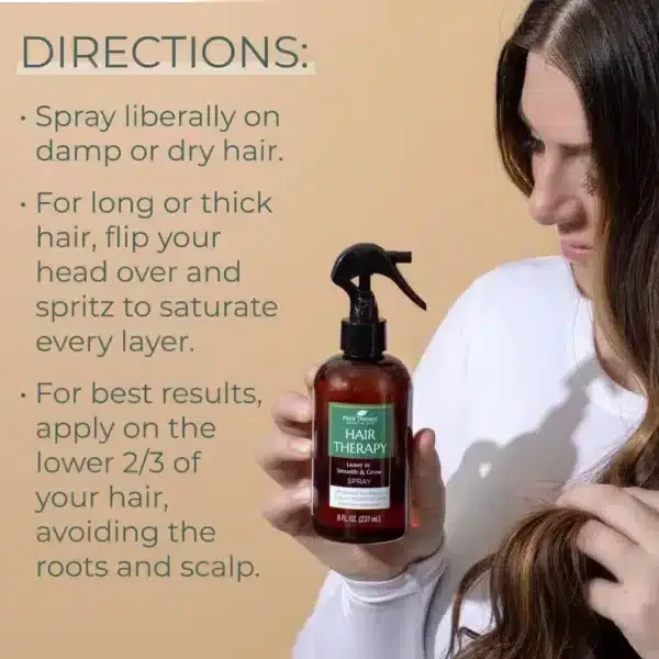 Hair Therapy Leave In Smooth And Grow Spray 8oz 05